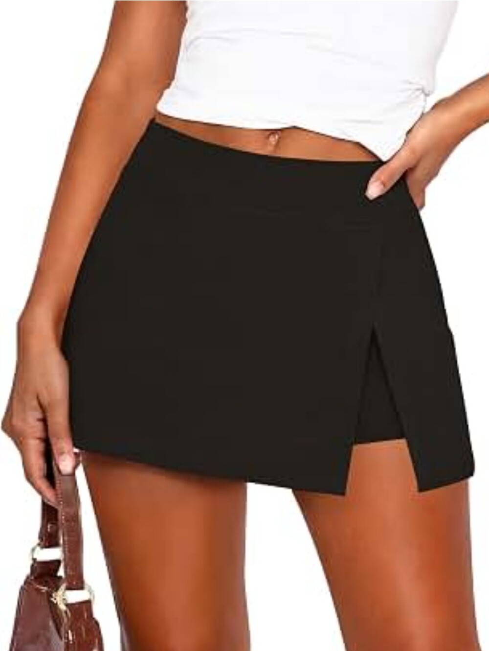 I.AM.GIA Micro Skort Black Pleated Size S